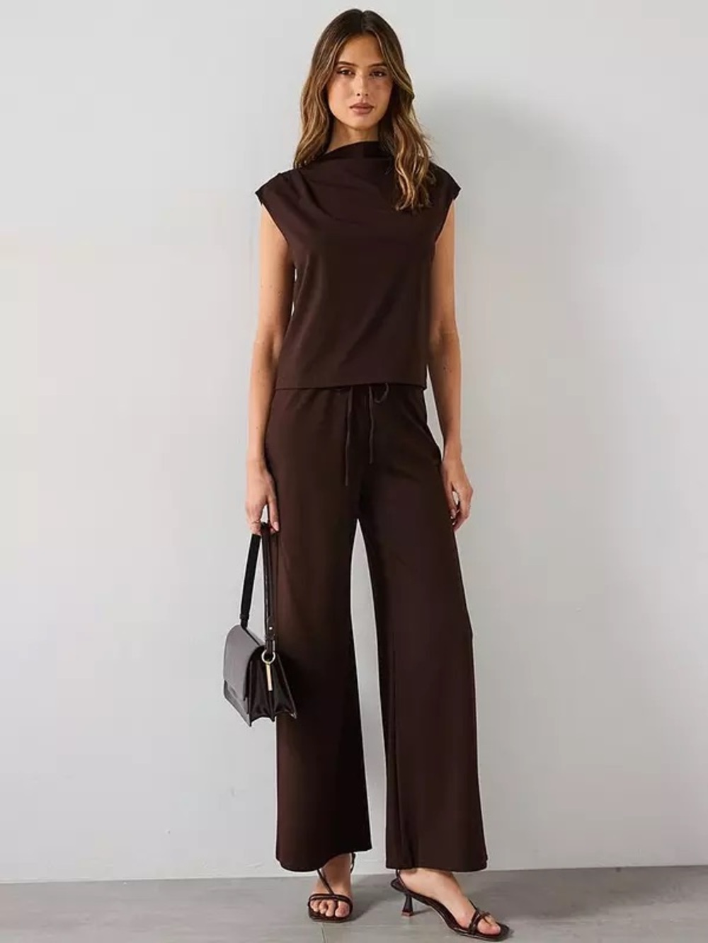 Matching Lounge Dark Brown Set